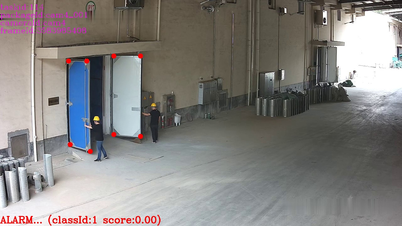 Warehouse Door Opening and Closing Recognition