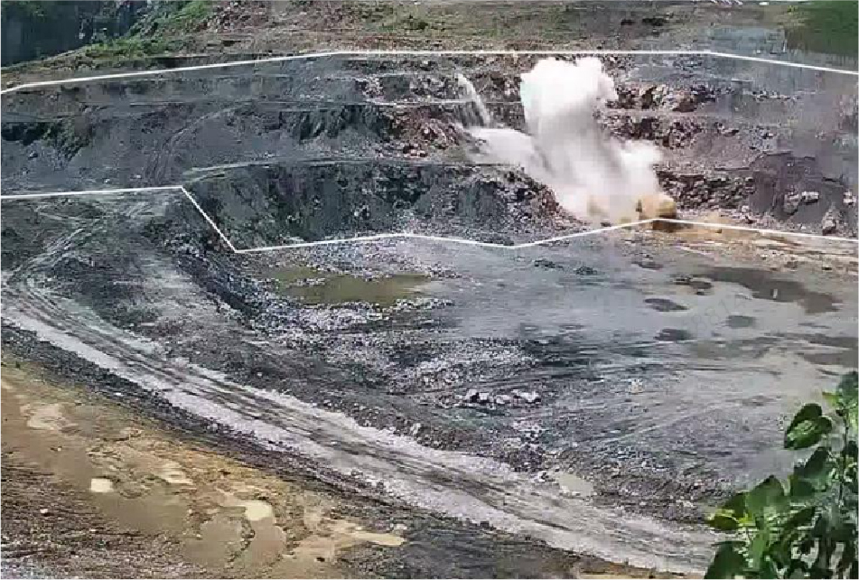 边坡滑坡落石识别