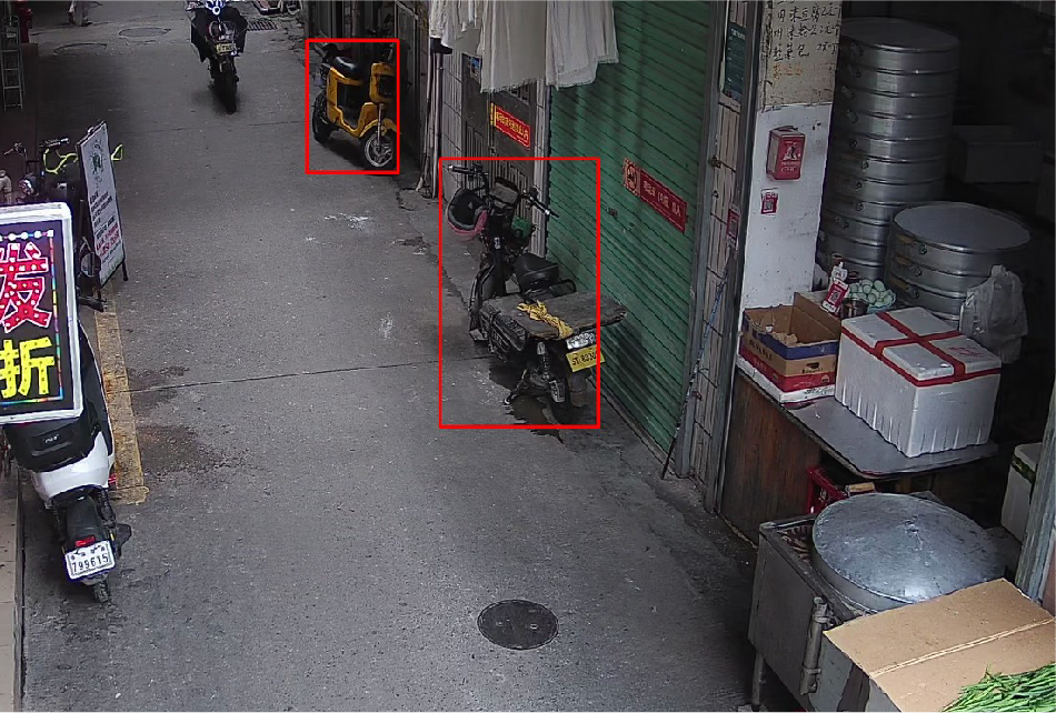 非机动车乱停放检测