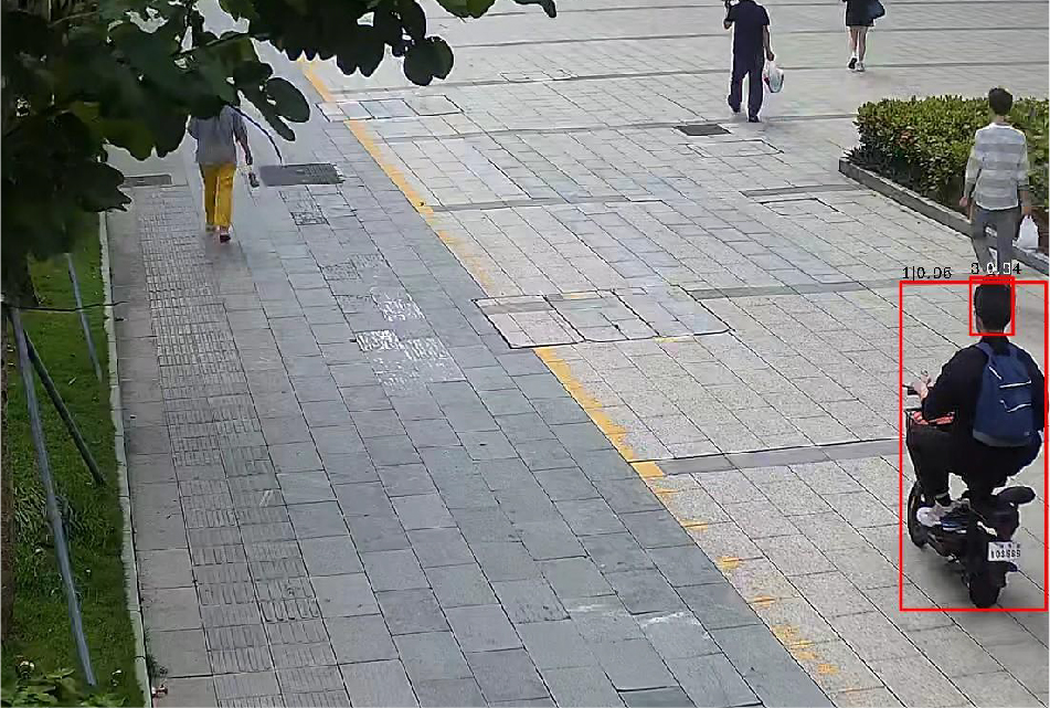 骑行未佩戴头盔识别