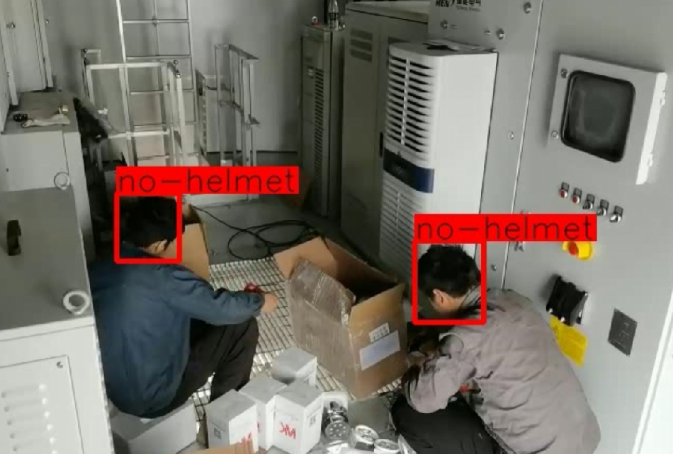 未戴安全帽识别