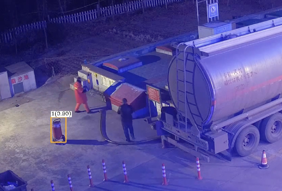 灭火器摆放识别