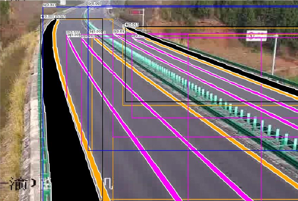 道路及车道线分割识别