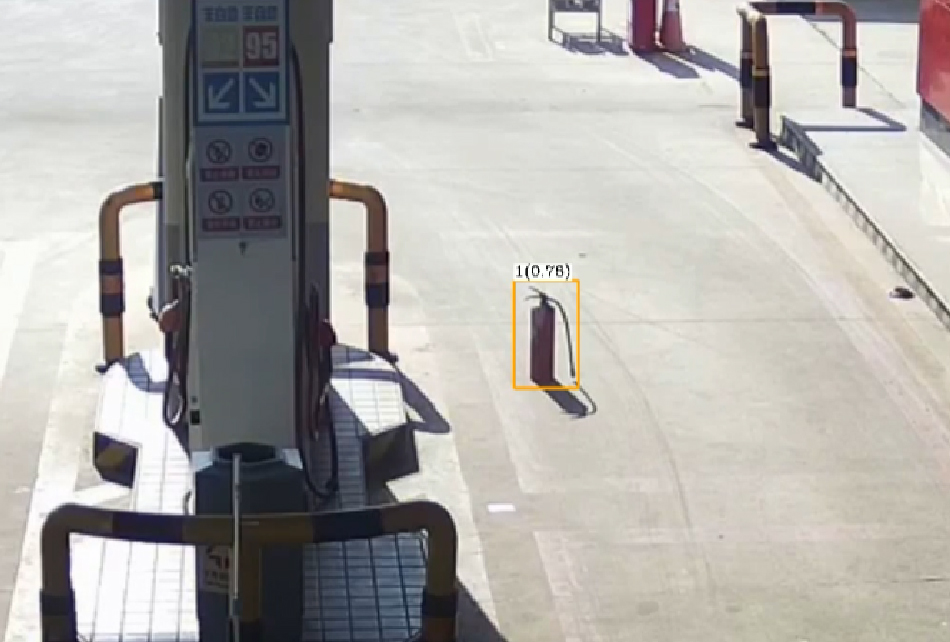 未摆放灭火器识别