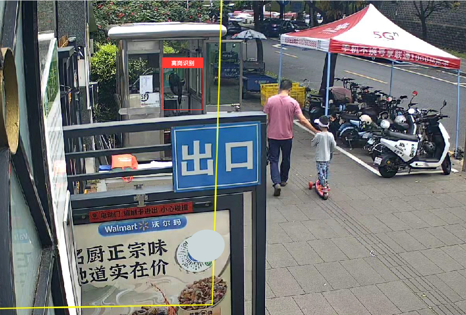 离岗识别