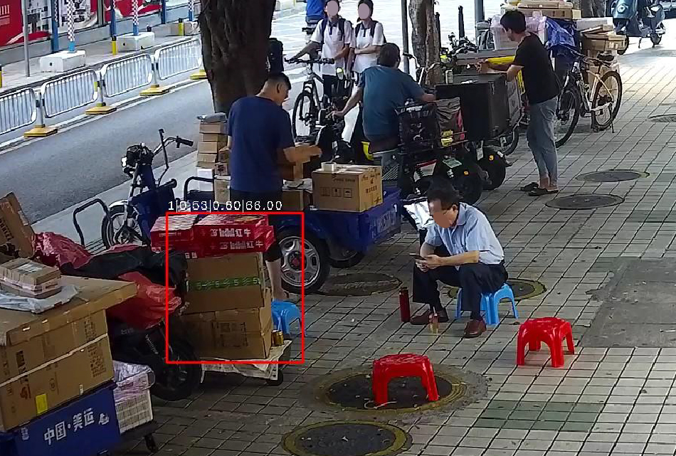 物料乱堆放识别
