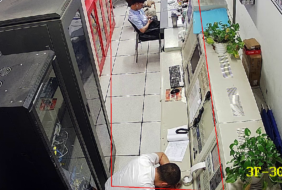 消控室睡岗识别