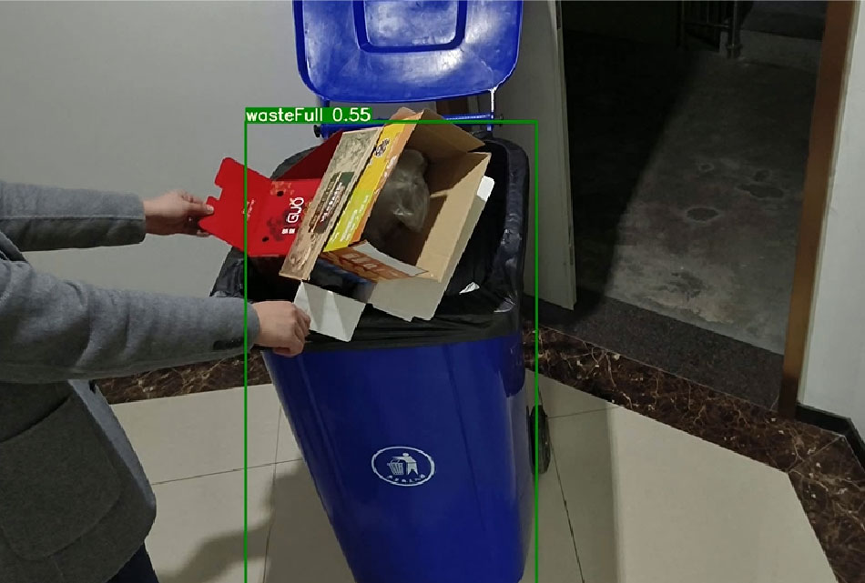 垃圾桶溢出识别