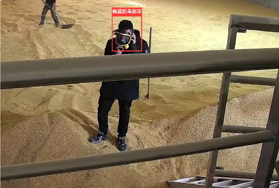 Gas Mask Absence Detection